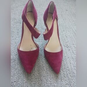 Vince Camuto Burgundy Heels